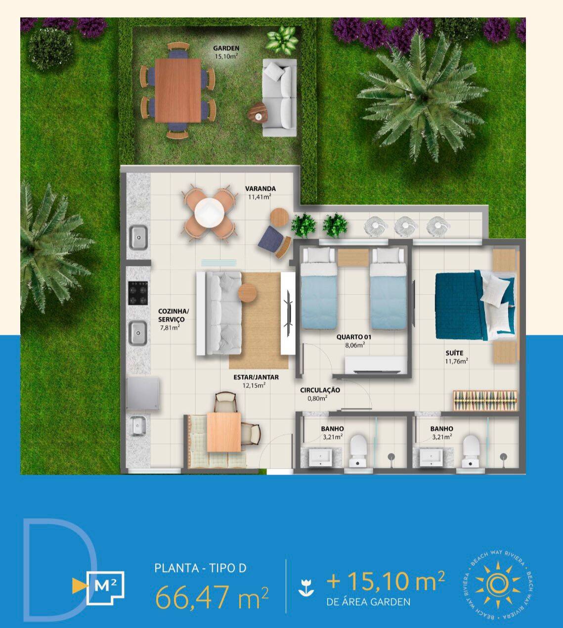 Apartamento, 2 quartos, 66 m² - Foto 15