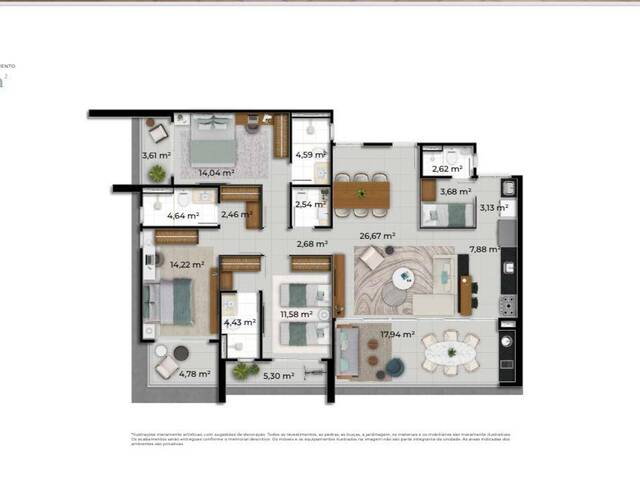 #Mandara By - Apartamento para Venda em Aquiraz - CE - 3